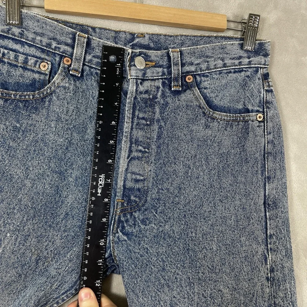 Vtg 80s Levis 501 Jeans Mens 30x34 (fit 30x33) Acid Wash 501-0604 USA Button Fly
